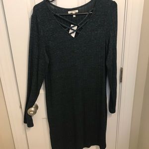 Green Heathered Dress